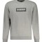Bluză bărbați cu imprimeu cu logo, Regular Fit, Gri, 2XL