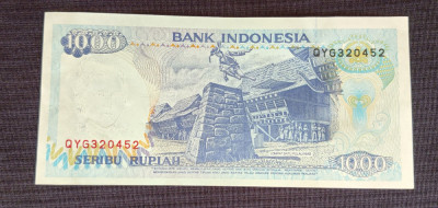 Indonezia - 1000 Rupiah (1992) foto