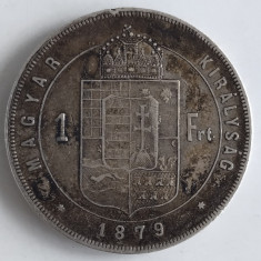 Moneda Ungaria - 1 Forint 1879 - Argint