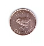 Moneda Anglia 1 farthing 1947, stare buna, curata