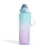 Sticla de apa sport - 1L - opal - gradient albastru-violet, Oem