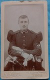 Fotografie tip CDV, Subofiter din unitatile de garda franceze, inceput de secol XX