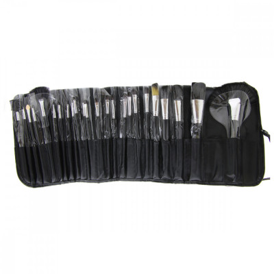 Set 24 pensule pentru make-up, Global Fashion, culoare neagra foto