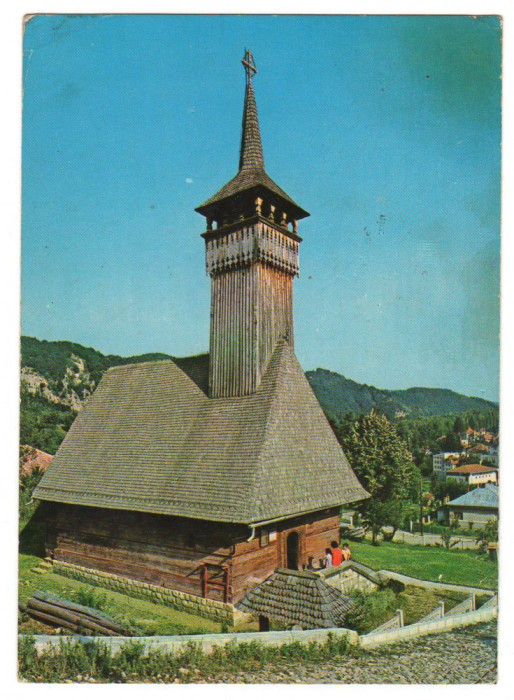 CPIB 18770 CARTE POSTALA -OLANESTI. BISERICA DE LEMN A LUI HORIA