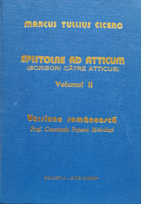 Epistolae Ad Atticum (scrisori Catre Atticus) Vol.2 - Marcus Tullius Cicero ,560572