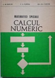 Matematici speciale. Calcul numeric &ndash; C. M. Bucur