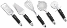 Set 5 ustensile de bucatarie, inox, Zass Gourmet ZG-KT 04 - NOU