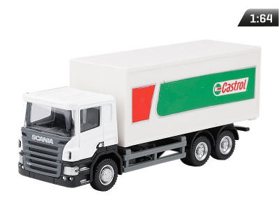 Model 1:64, Scania P-series, Camion Castrol, Alb C02277SCB foto