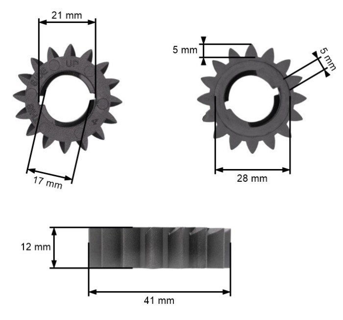 Pinion bendix Briggs&amp;Stratton