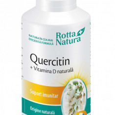 Quercetin cu Vitamina D Naturala 90 capsule Rotta Natura