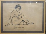 Ion Panteli Stanciu, Nud in sezut, 1929