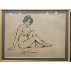 Ion Panteli Stanciu, Nud in sezut, 1929