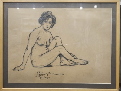 Ion Panteli Stanciu, Nud in sezut, 1929 foto