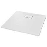 Cumpara ieftin Cadita de dus, alb, 80 x 80 cm, SMC