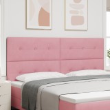 vidaXL Cap de pat LED Roz 100 cm Catifea