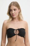 HUGO sutien de baie culoarea negru, cupa usor rigidizata, 50540235