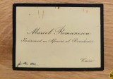 Carte de vizita Marcel Romanescu