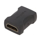 Adaptor HDMI 1.4 Negru Soclu Ambele Părți