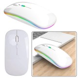 Mouse wireless universal silentios, alb, Lean 20980