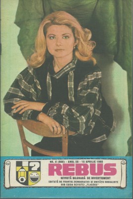 Revista Flacara Rebus nr. 8 / 15 aprilie 1985 foto