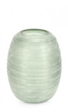 Cumpara ieftin Vaza flori sticla verde Dondra 25x31 cm