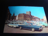 Carte postala - Leipzig - parcare cu auto vechi - 1965 - circulata, Necirculata, Printata