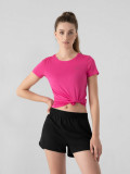 Tricou de antrenament regular cu uscare rapidă pentru femei - roz, 4F Sportswear