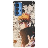 Husa compatibila cu Motorola Moto G71 5G model Pain Naruto, Silicon, TPU, Viceversa, Transparent, Carcasa