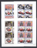 Antigua &amp; Barbuda - Automobile - FERRARI - 4 BL- MNH, Nestampilat