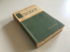 HERODOT, ISTORII I. CONTINE HARTA- EDITURA STIINTIFICA 1961 STARE FOARTE BUNA!