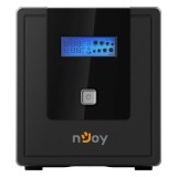 UPS 1000VA/600W, Afisaj LCD cu ecran tactil, 4 x prize Schuko - NJOY Cadu 1000 SafetyGuard Surveillance