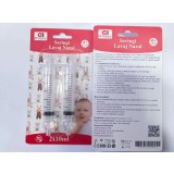 Set Lavaj Nazal 4+ luni, 2 x 10 ml, cu V&acirc;rfuri din Silicon, BPA Free Dr.Happy