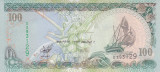 Bancnota Maldive 100 Rufiyaa 2009 - P22a UNC