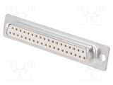 Soclu mamă D-Sub 37 PIN pentru montare pe panou - AMPHENOL