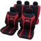Set Huse Scaun Universale Super Speed Petex Rosu-Negru