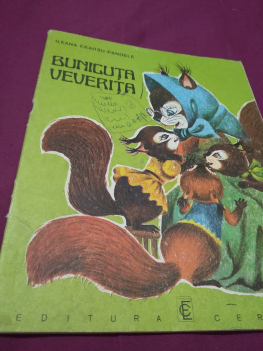 BUNICUTA VEVERITA ILEANA CEAUSU PANDELE CARTE DE COLORAT 1976