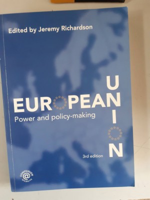 European Union: Power and policy-making - Jeremy Richardson foto