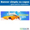 Banner Stradal Spalatorie Auto Model 2, Print Latex 600x1200 dpi, Frontlit 440g, Rezistent Vant
