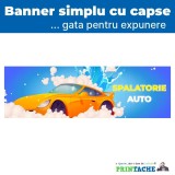 Banner Stradal Spalatorie Auto Model 2, Print Latex 600x1200 dpi, Frontlit 440g, Rezistent Vant