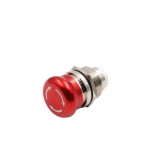 Buton Emergency Stop 19mm rosu, oprire urgenta, otel inoxidabil, contacte NO+NC, 12V DC, 3A, IP65, FLM16-MJ-XX000-S11Z3