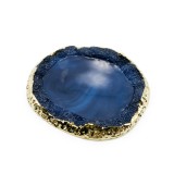 Paletă &icirc;n formă de piatră, culoarea albastră