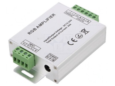 Amplificator RGB Control Iluminare 3 Canale 24A foto
