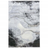 100x200 cm Covor Storm, Design Modern, Gri, Densitate 2500 gr/m2, EFH7801032