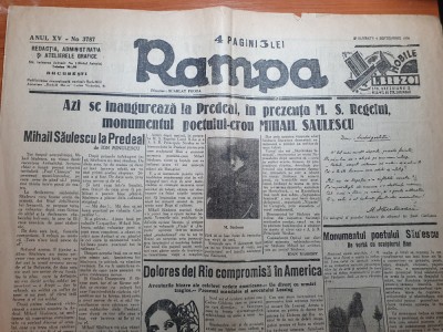 rampa 6 septembrie 1930-lansarea filmuli luminile orasului c.chaplin,m. saulescu foto