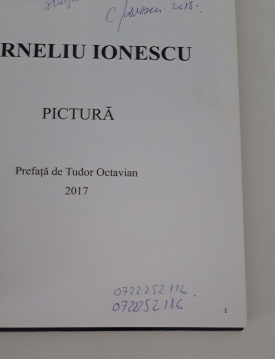 Album pictura Corneliu Ionescu Gratie si feminitate autograf