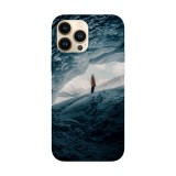 Husa compatibila cu Apple iPhone 14 Pro model Snow cave, Silicon, TPU, Viceversa, Transparent, Carcasa