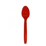 Set 16 linguri de unica folosinta, flippy, din plastic, 15 cm, rosu