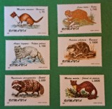 TIMBRE ROMANIA MNH LP1425/1997 Animale cu blană pretioasa -Serie simplă, Nestampilat