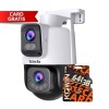 Kit camera de supraveghere Wi-Fi Tenda, Card memorie 64GB gratis, Rezolutie 3+3MP, Detectie AI, Dual-Lens, Audio bidirectional, IR 30m, Color noaptea,
