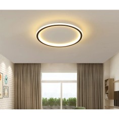 Plafoniera Mia 40W 40cm 3000/4000/6000K, negru, Erste